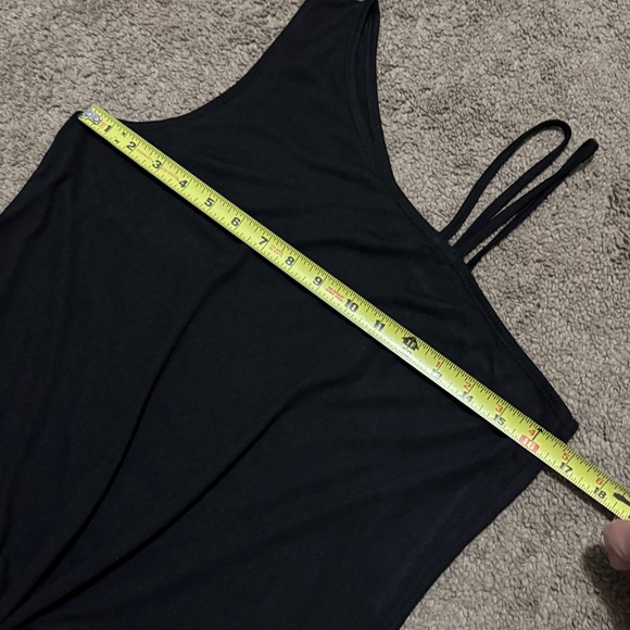 NWT CUPSHE Summer Beach Wear Top-Sz M-Rayon Blend-Black-Cute Strap Detail - Picture 13 of 13